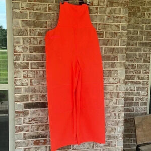 Orange Industrial Work Safety Bib Overalls